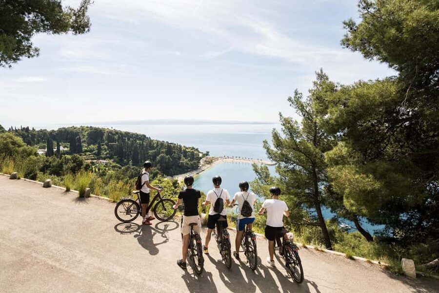 Split City & Marjan Park Electric Bike Tour - Finishing on Riva