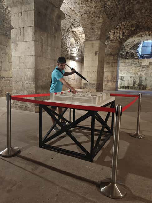 Split: City Walking Tour w/ Game of Thrones Locations - The Iron Throne photo stop