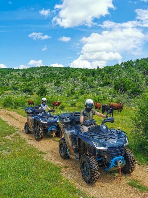 Split: Dalmatian Quad Tour with River Swimming & Picnic - Leaving Split for the Dalmatian Hinterland