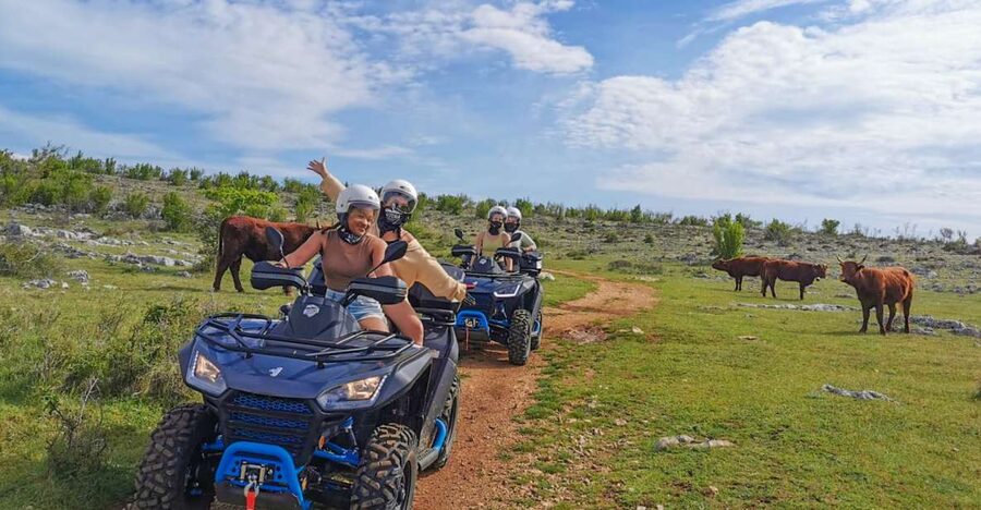 Split: Dalmatian Quad Tour with River Swimming & Picnic - Scenic stops that let you catch your breath