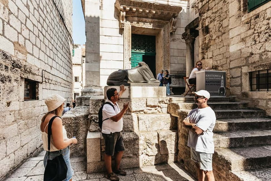 Split: Diocletian Palace & Old Town Guided Walking Tour - Entering through the Bronze, Silver, Golden, and Iron Gates