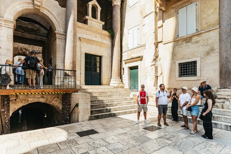 Split: Diocletian Palace & Old Town Guided Walking Tour - Fruit Square and the medieval town around the palace