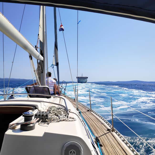 Split: Half Day Sailing Tour with Swim Stop, Snacks and Wine - The sailing itself, from active ride to easy rest