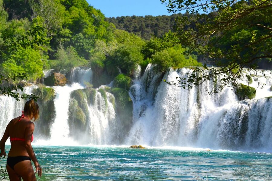 Split: Krka Waterfalls Guided Day Trip with Swim & Boat Tour - What the guide adds to the day