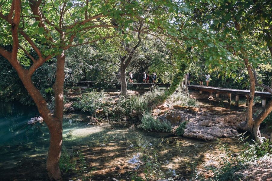 Split: Krka Waterfalls Tour, Boat Cruise, and Swimming - From Split to the Krka river valley