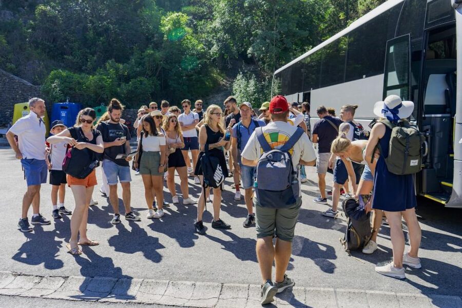 Split: Krka Waterfalls With Boat Cruise, Wine and Olive Oil - The 30-minute boat ride from Skradin