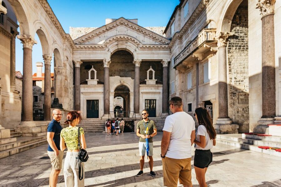 Split: Old Town and Diocletian Palace Walking Tour - The Peristyle, where Roman ceremony meets daily life