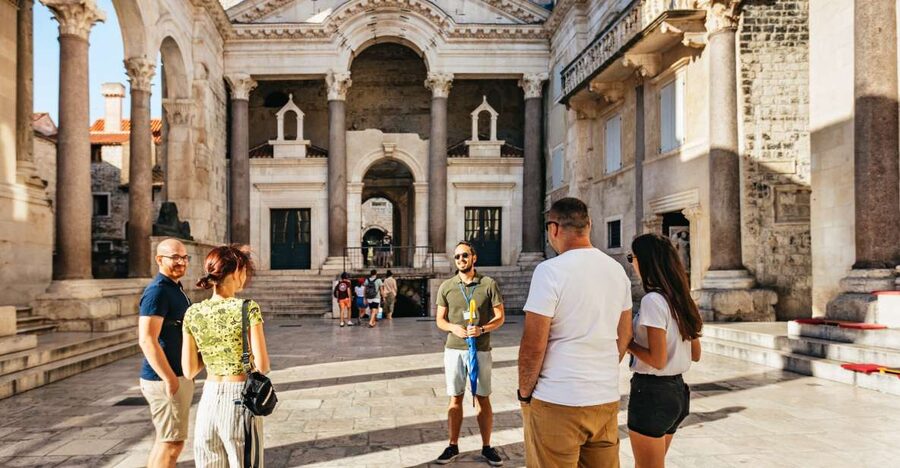 Split: Old Town and Diocletian Palace Walking Tour - Saint Domnius Cathedral and the palace after Rome