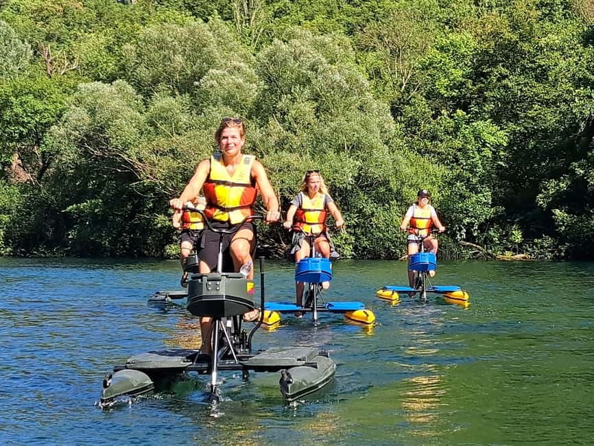Split/Omiš: Cetina River Water Bike Safari - Why the bikes work for first-timers