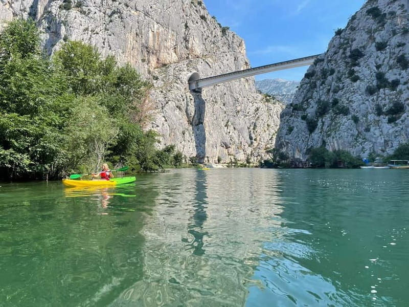Split/Omiš - Guided Kayaking & Snorkeling Tour Cetina River - Swimming, sunbathing, and a shipwreck stop