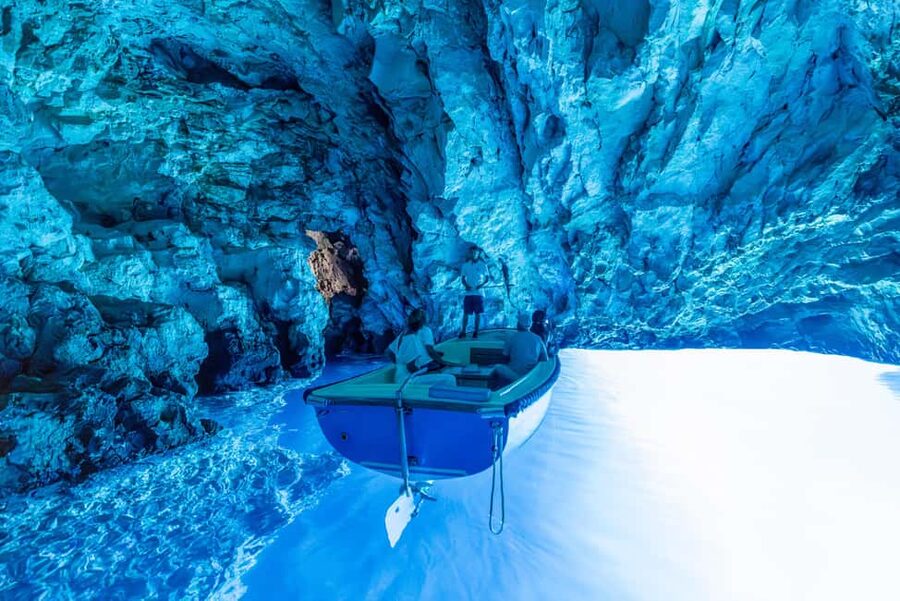 Split or Trogir: Blue Cave, Vis, and Hvar Speedboat Day Trip - The speedboat ride across the Adriatic