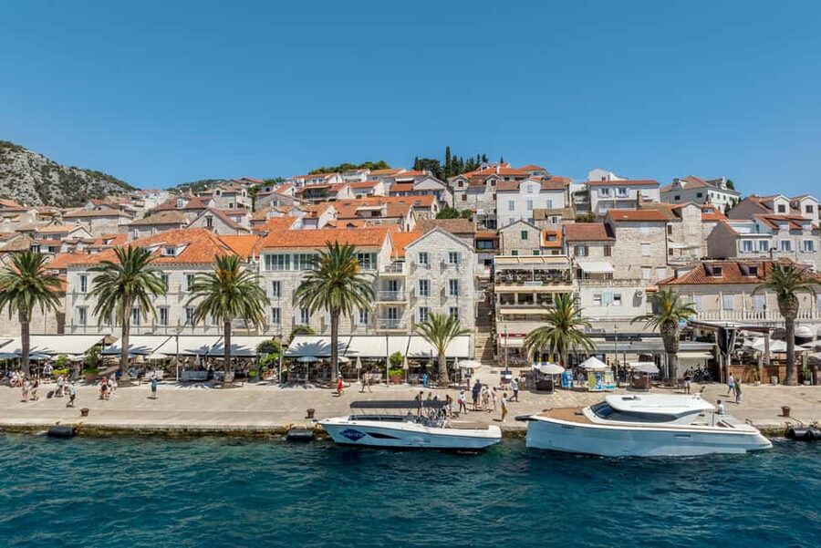 Split or Trogir: Blue Cave, Vis, and Hvar Speedboat Tour - A pause in the Pakleni Islands