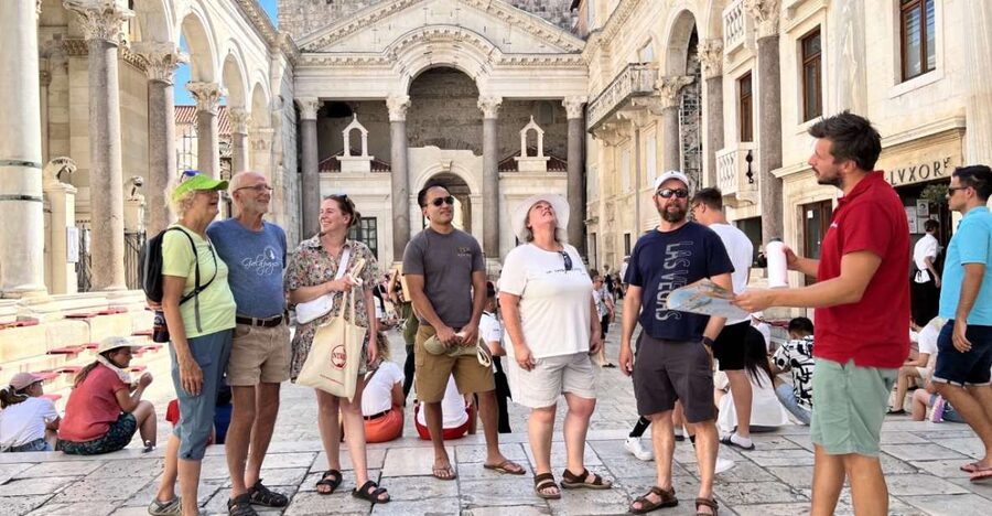 Split: Private Roman History & Market Tour - Tasting Split at the Green Market