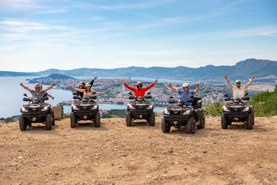 Split: Quad Bike Tour with Sea, Mountain and River Views - The view from Podstrana Mountain