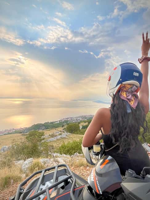 Split: Quad Bike Tour with Sea, Mountain and River Views - Following the route toward Omiš and the Cetina Canyon