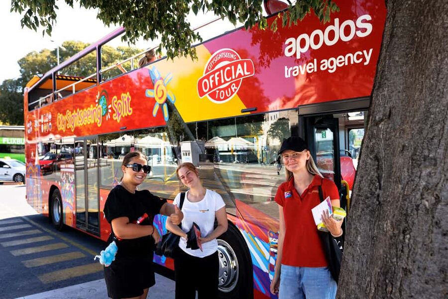 Split: Red Line Panoramic Tour with Sightseeing Bus - The waterfront and Promenade