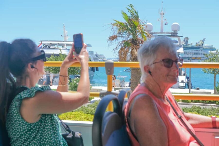Split: Red Line Panoramic Tour with Sightseeing Bus - Starting beside the red open-top bus