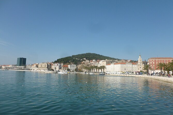 Split Riviera Panoramic Sunset Cruise with Summer Vibes on Boat - Ciovo Island, beaches, and clear water