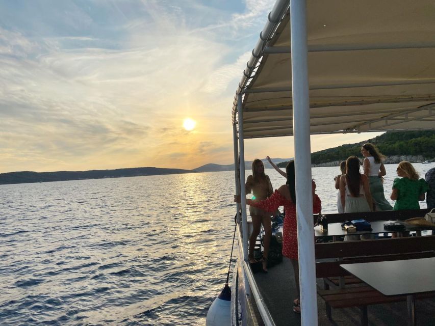 Split: Riviera Sunset Cruise & Swim with Summer Vibes - Marjan Forest Park from the water