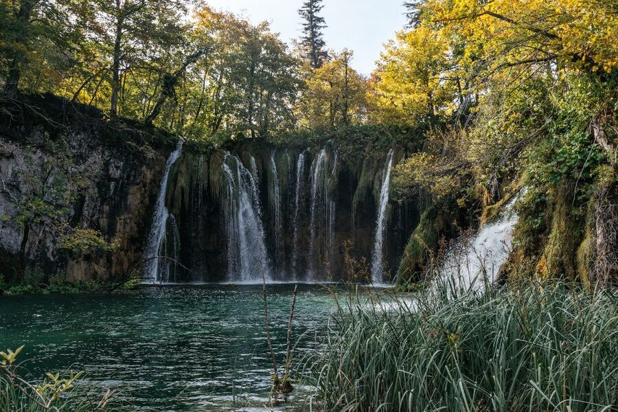 Split: Self-Guided Plitvice Lakes Day Tour with Boat Ride - The lower-lake boat ride