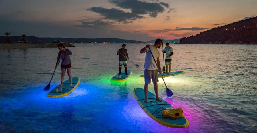 Split: Stand Up Paddleboard Night Glow Tour - Why the glowing boards change a familiar Split evening