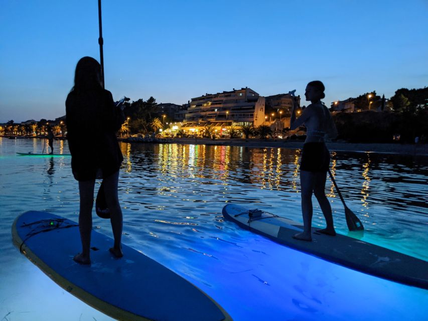 Split: Stand Up Paddleboard Night Glow Tour - Practical details that can make the evening easier