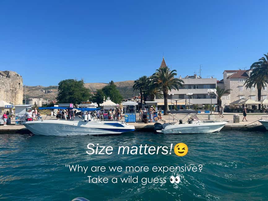 Split/Trogir: Half-Day(5 hours) 3-Island Speedboat Adventure - Key points at a glance