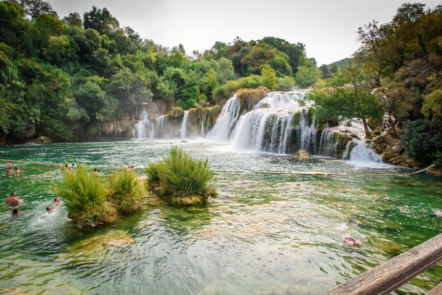 Split/Trogir: Krka National Park Day Trip with Wine Tasting - Wine tasting with Croatian character