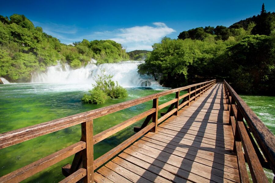 Split & Trogir: Krka Waterfalls & Swimming in Primošten - The drive from Split or Trogir