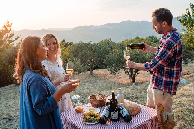 Sunset wine tasting in vineyard - A private evening with Ivica and Domininka