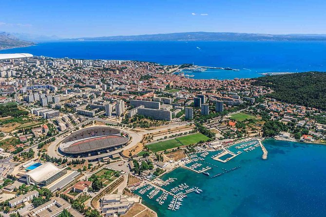 The Diocletian route - Panoramic Flight over Split - Why Split makes sense from a small plane