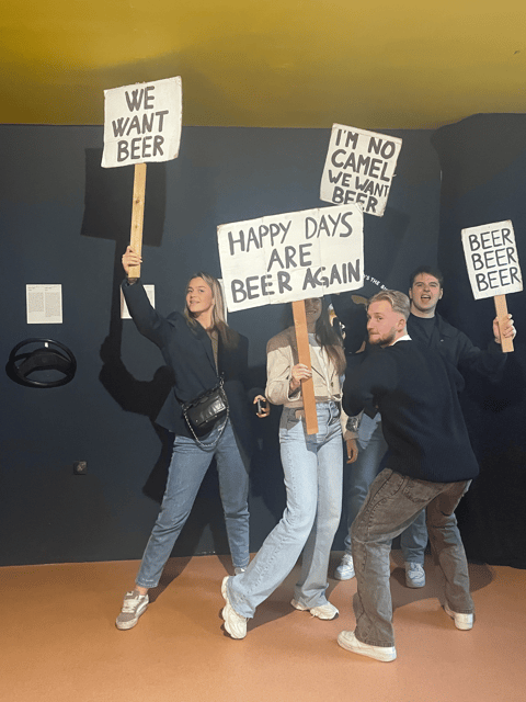 Toast to the Morning After: Zagreb Museum of Hangovers Visit - The blackout room and flashlight activity