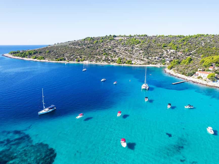 Trogir: Blue Lagoon, Maslinica, and Solinska Bay Boat Tour - A six-hour taste of the Dalmatian coast