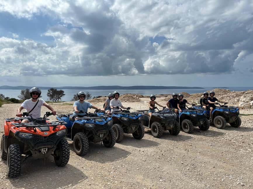 Trogir, Žedno: Čiovo Island 100% Off-Road Quad ATV Tour - Choosing between the shorter and longer tour