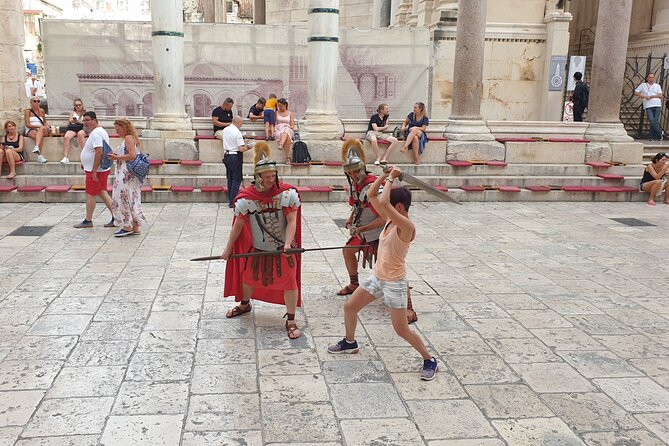 Walking Tour of Split and Diocletian's Palace - Passing the historic synagogue