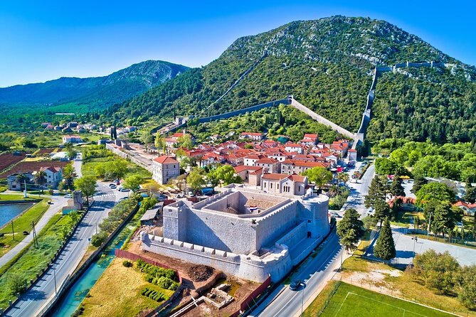 Wine tour peninsula Pelješac - From Dubrovnik to Ston on the D8 coastal road