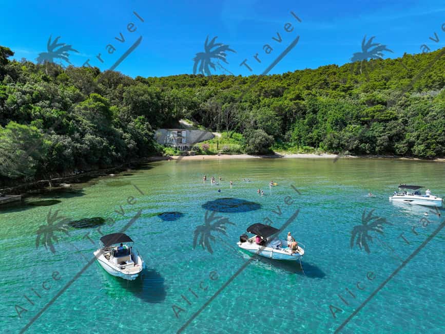 Zadar: 3-Stop Blue Lagoon & Snorkeling Cruise with Drinks - Stop two: a small Dalmatian village on Ugljan