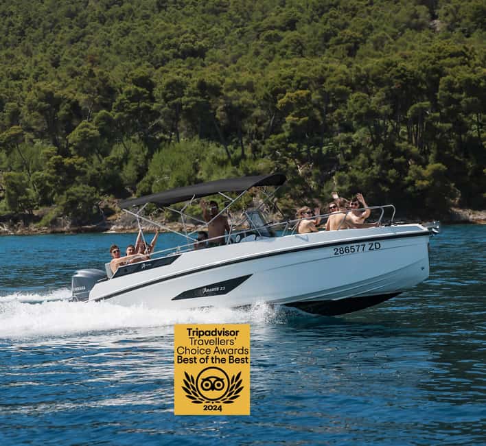 Zadar: Island Hopping Speedboat Adventure with Aperol Spritz - Stop two: island time, beaches, and a slower pace
