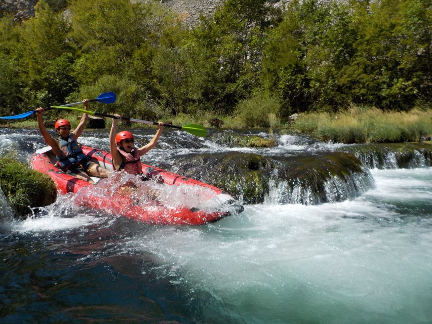 Zadar: River Zrmanja Guided Kayak Safari & Waterfalls - The first 90 minutes toward Krupa