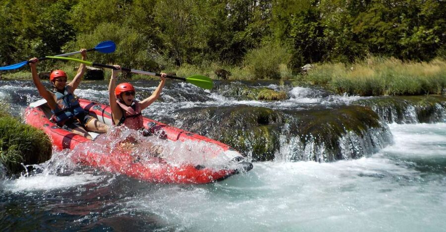 Zadar: River Zrmanja Guided Kayak Safari & Waterfalls - Clear water and swimming breaks