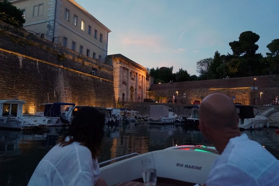 Zadar: Sunset & Nighttime Cruise with Sparkling Wine - Hearing the Sea Organ from the water