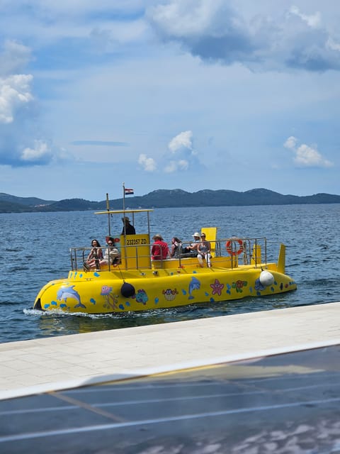Zadar: Yellow Semi-Submarine Underwater Exploration Tour - A practical choice for families with limited time
