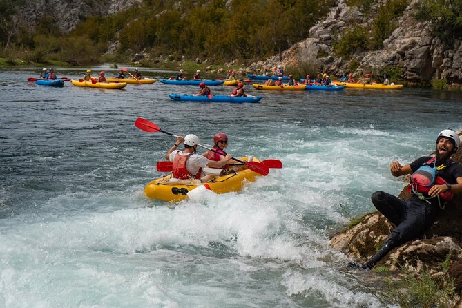Zadar: Zrmanja River Kayaking, with optional transfer from Zadar - The waterfall sections and the main thrill