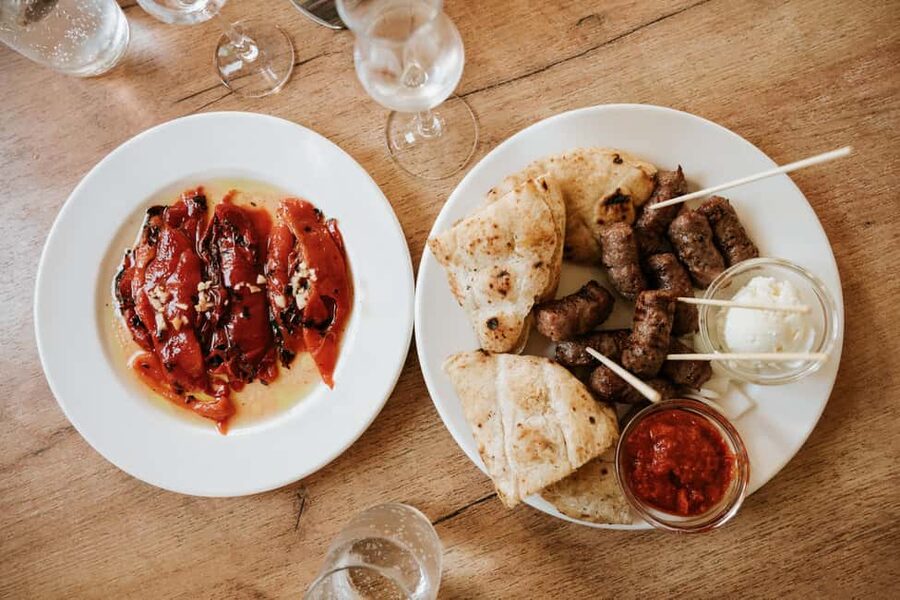Zagreb: Restaurants, Food & Old Town Walking Tour - The first restaurant: Istrian flavors and wine