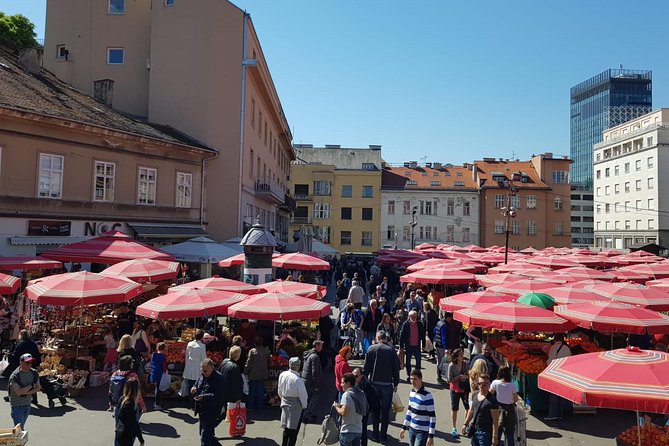 Zagreb Small Group Guided Walking Tour with WW2 Tunnels - Tkalciceva Street brings in coffee and evening Zagreb