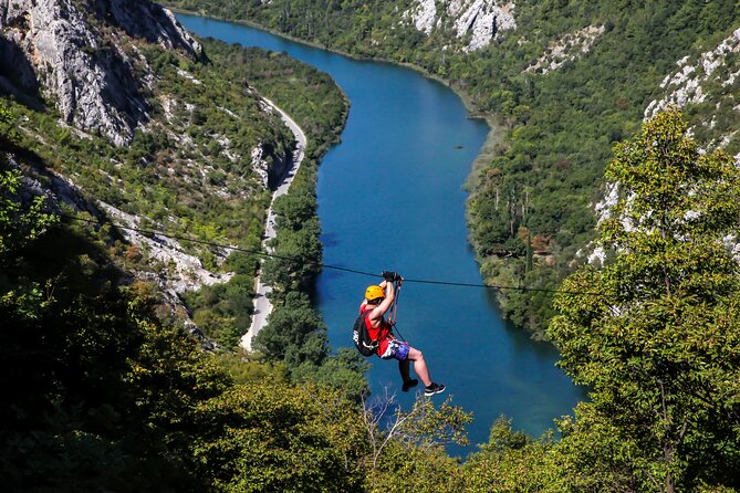 Zipline Croatia: Cetina Canyon Zipline Adventure from Omis - Eight lines, one canyon, and plenty of sky