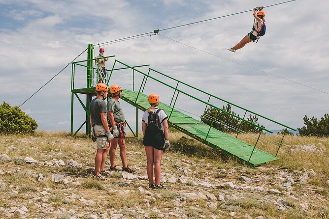 Zipline Experience Krk - The baby zipline teaches you the basics