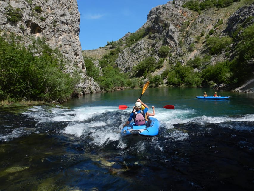 Zrmanja River: Half-Day Guided Kayaking Tour Near Zadar - The first paddle through the canyon